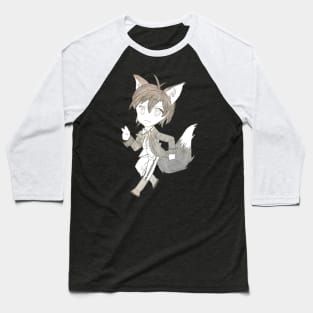 Chibi Fox Boy Baseball T-Shirt